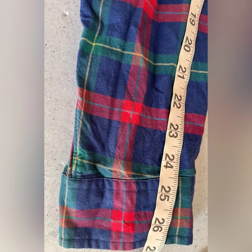J. Crew Shirt Mens XL Tartan Plaid Oxford Button Down Long Sleeve Preppy Classic